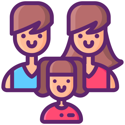 happy family icon png
