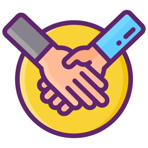 handshake flat icon