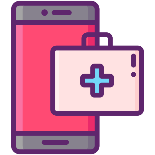 aplicación médica icono gratis