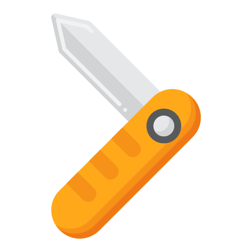 cuchillo de bolsillo icono gratis