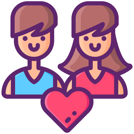 Relationships Flaticons Lineal Color icon