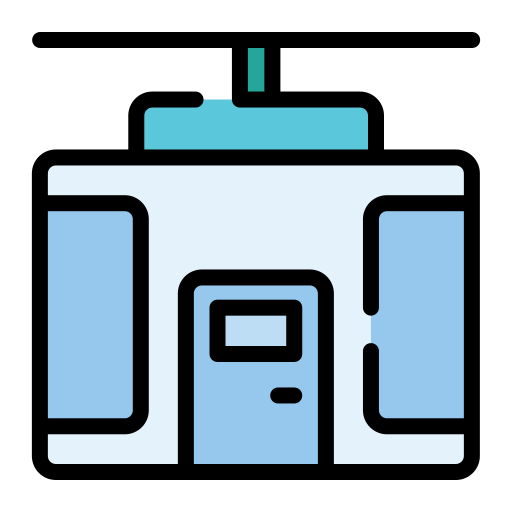 teleférico icono gratis