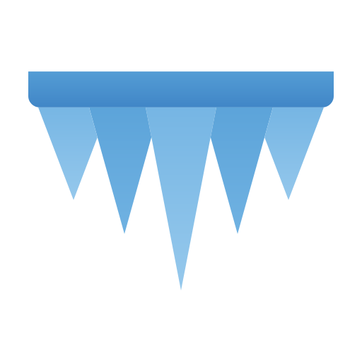 carámbano icono gratis