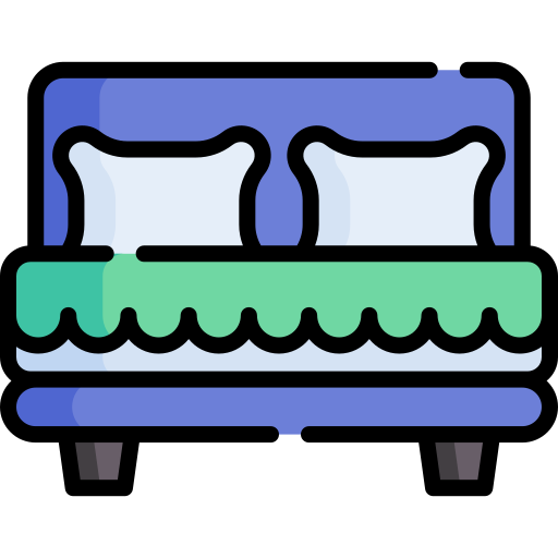 cama matrimonial icono gratis