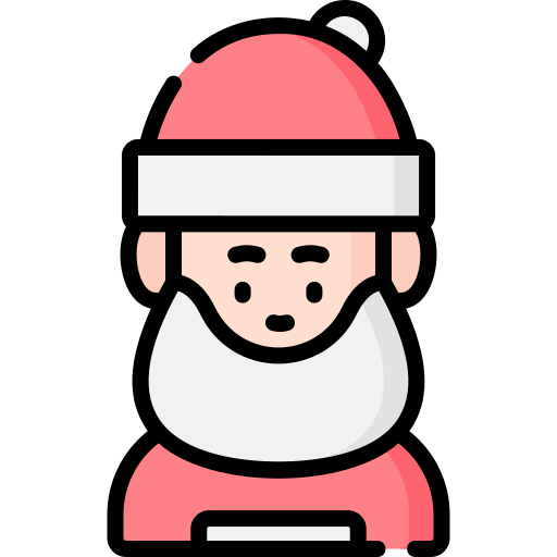 papá noel icono gratis