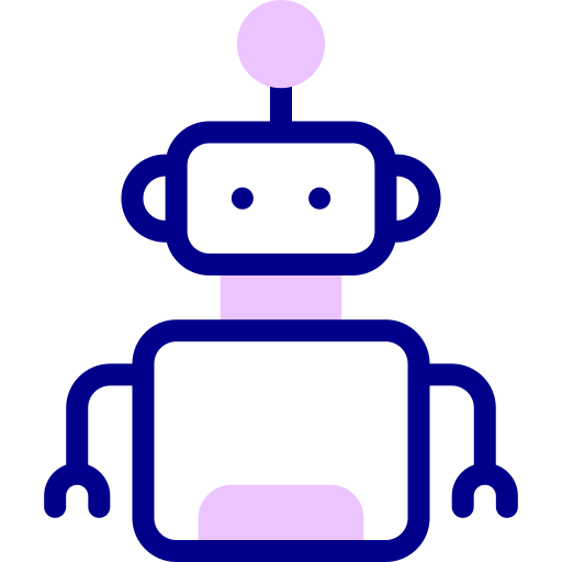 Robot Detailed Mixed Lineal color icon