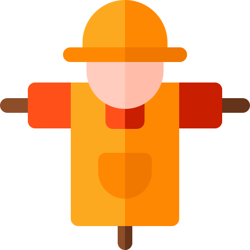 Scarecrow Basic Rounded Flat icon