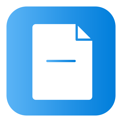 File Generic Flat Gradient icon