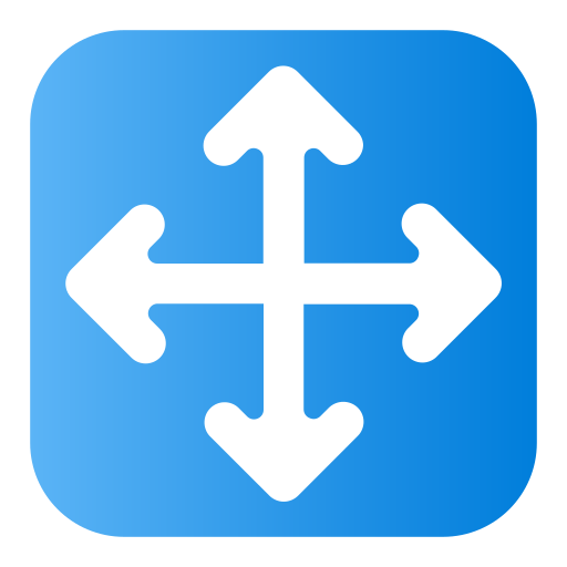Move Generic Flat Gradient icon