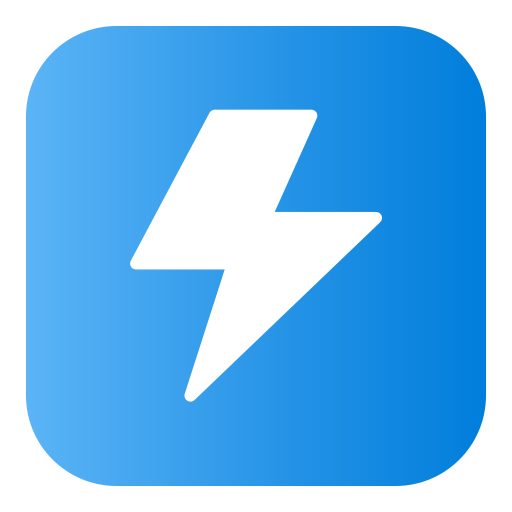 Lightning bolt Generic Flat Gradient icon