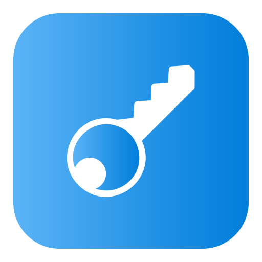 Key Generic Flat Gradient icon