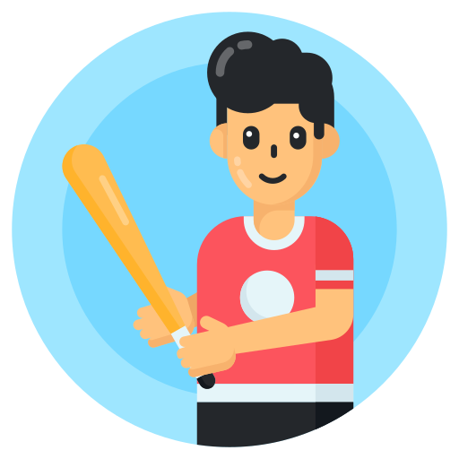 Baseball player Generic Circular icon