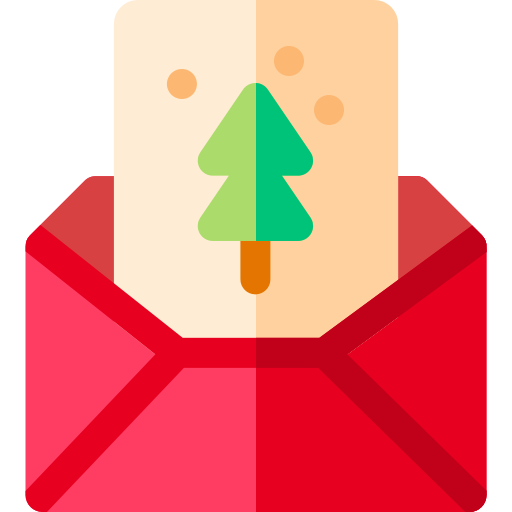 tarjeta de navidad icono gratis