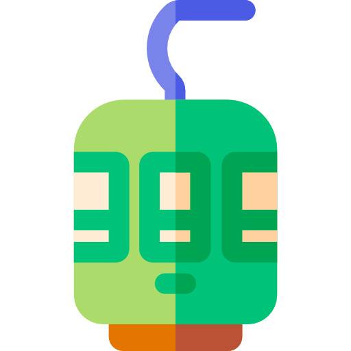 cabina del teleférico icono gratis