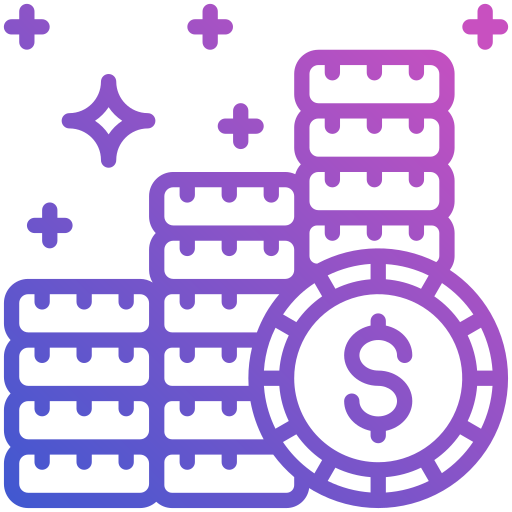 monedas icono gratis