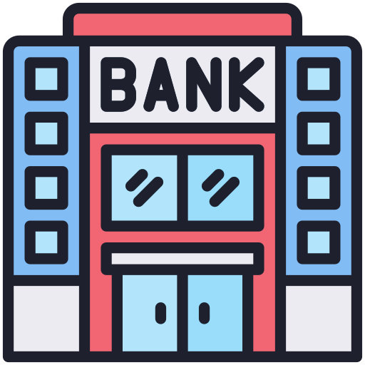 Bank Generic Outline Color icon