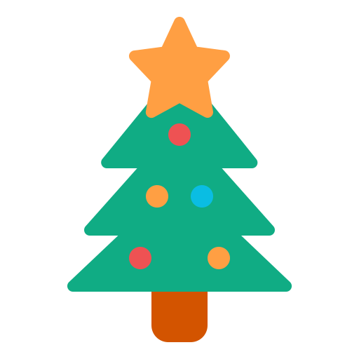 árbol de navidad icono gratis