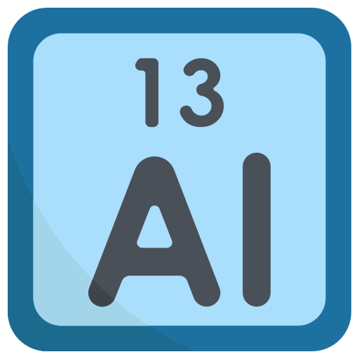 Aluminium free icon Aluminium free icon