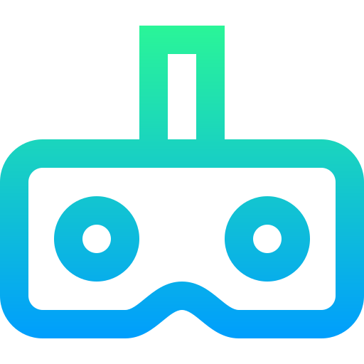 gafas de realidad virtual icono gratis