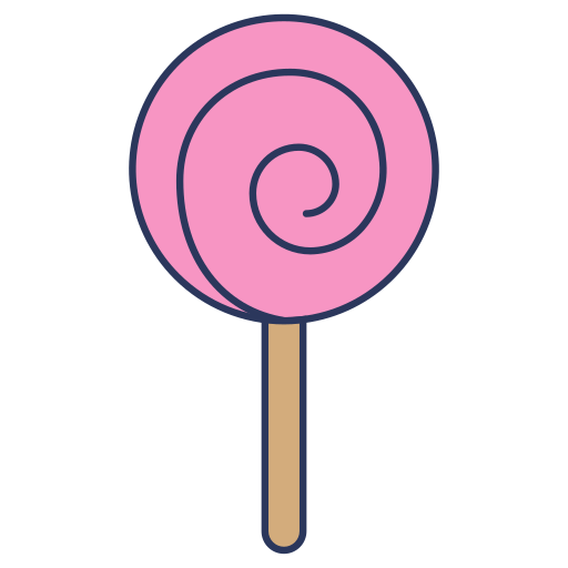 Lollipop Dinosoft Lineal Color icon