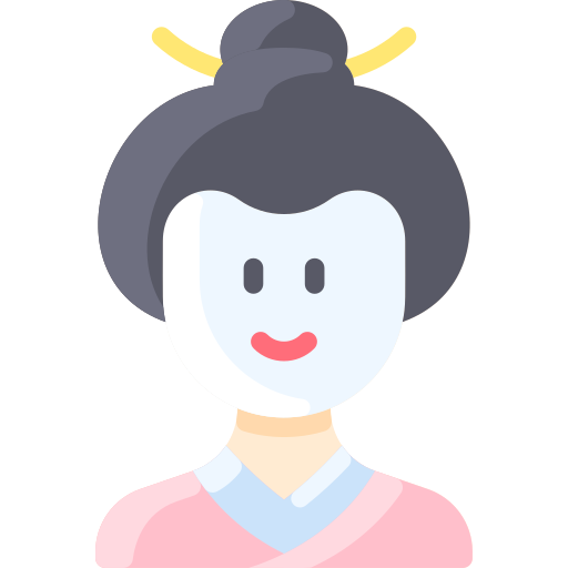 geisha icono gratis