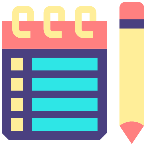 Notes - Free education icons