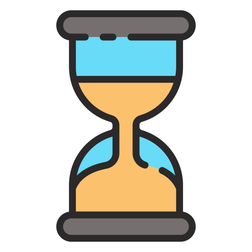 Hourglass Good Ware Lineal Color Icon