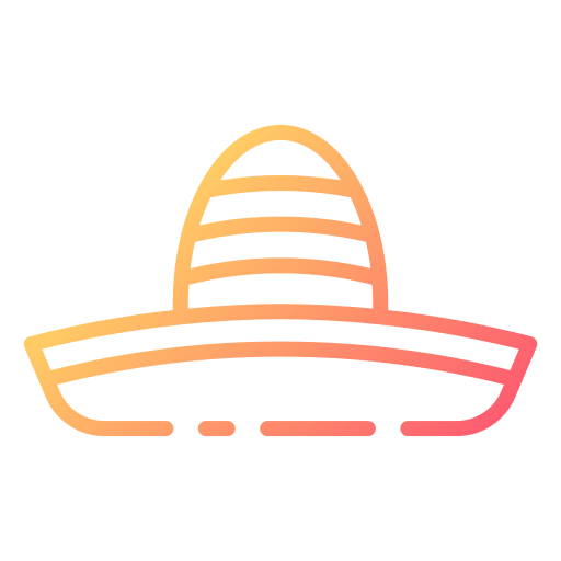 sombrero mexicano icono gratis