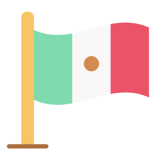 Mexican flag Good Ware Flat icon