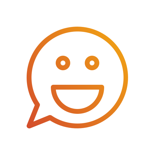 Laugh Generic Gradient icon