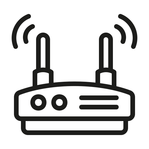 router inalámbrico icono gratis