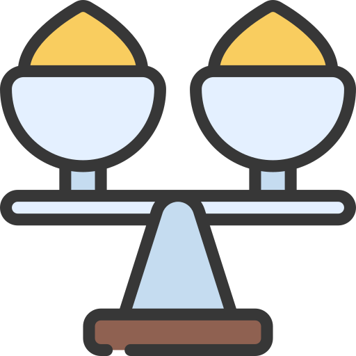 Balance scale free icon Balance scale free icon