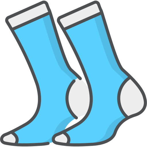 Socks Generic Outline Color icon