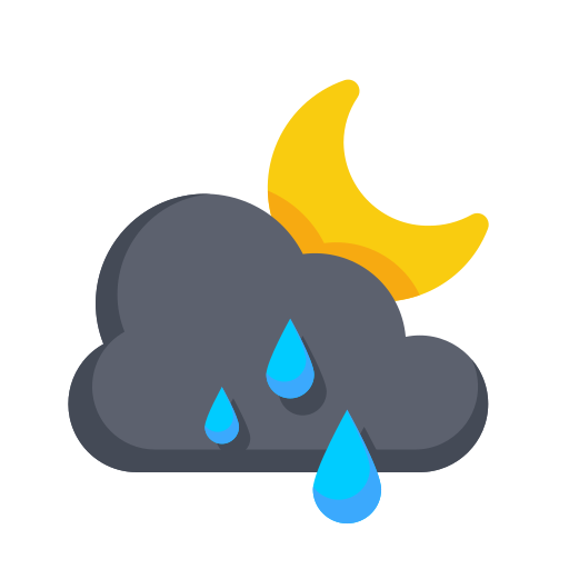 noite chuvosa grátis ícone noite chuvosa grátis ícone