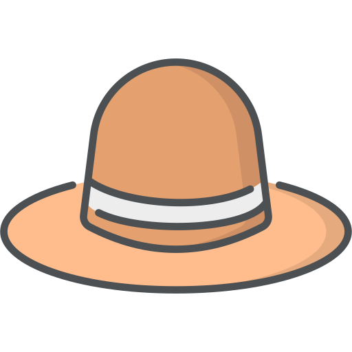 Pamela hat Generic Outline Color icon