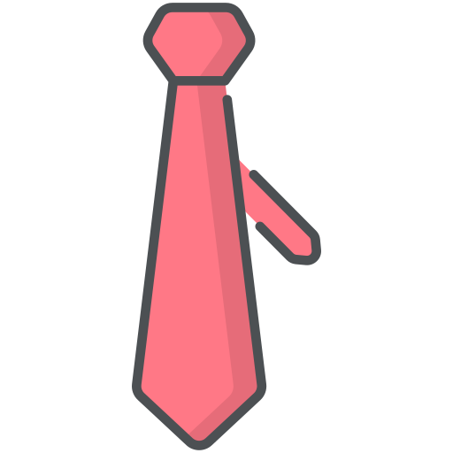 Tie Generic Outline Color Icon