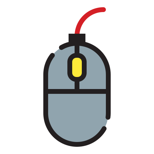 Mouse Generic Outline Color icon