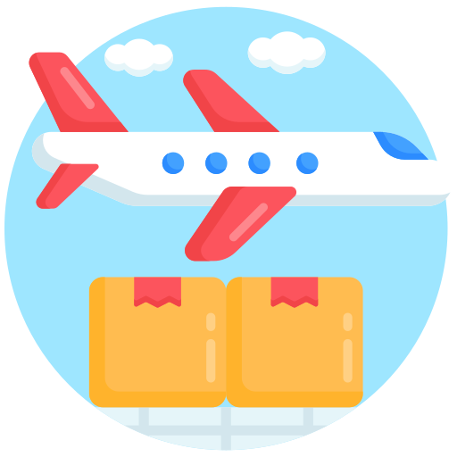 Air Freight Generic Circular icon