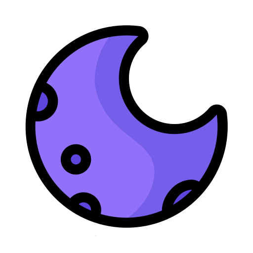 lua crescente grátis ícone lua crescente grátis ícone