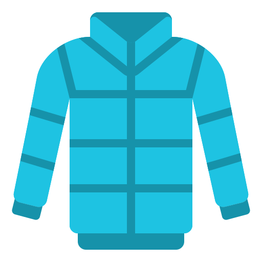 Winter jacket free icon