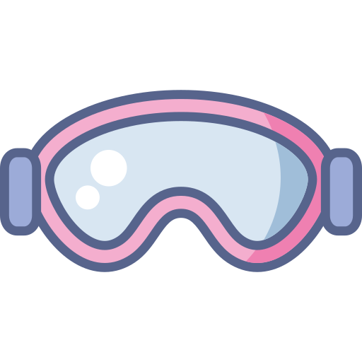 Ski goggles Generic Outline Color icon