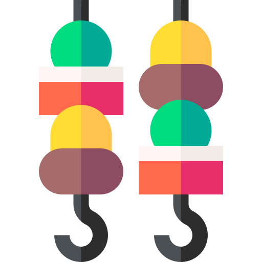 brochette Icône gratuit