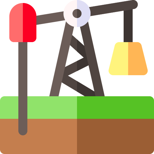 bomba de aceite icono gratis