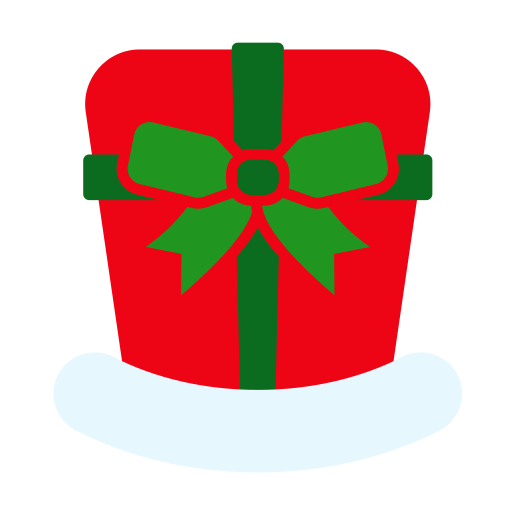 gorro navideño icono gratis