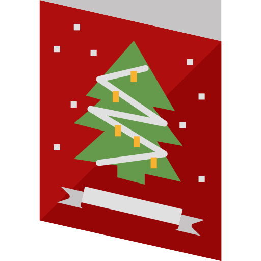 Рождественская открытка бесплатно иконка