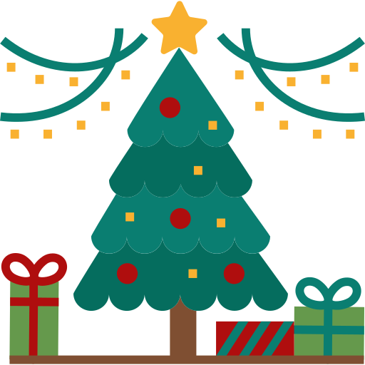 árbol de navidad icono gratis