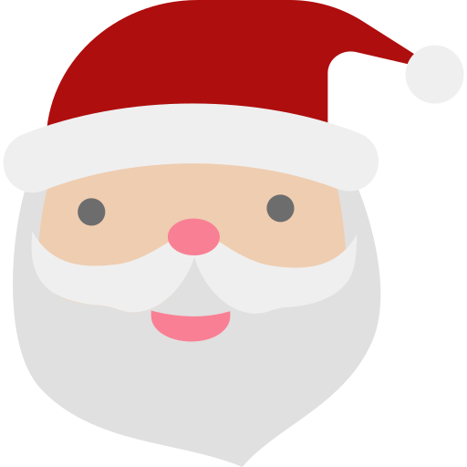 papá noel icono gratis