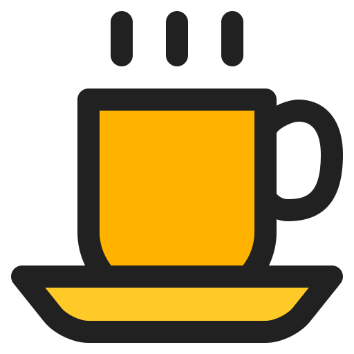 Coffee cup Generic Outline Color icon