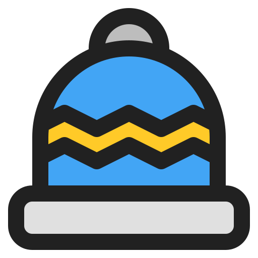 sombrero de invierno icono gratis