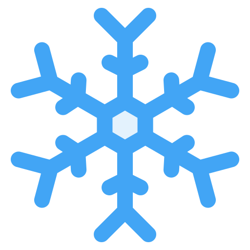 Snowflake Generic Blue icon